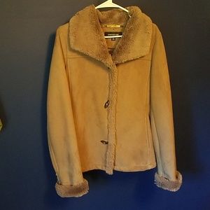 Jones New York faux suede jacket